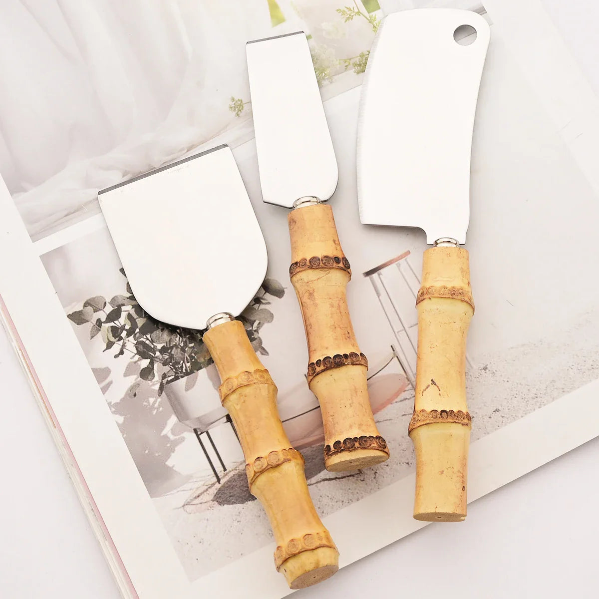 Conjunto de Talheres Sobremesa BambooFusion