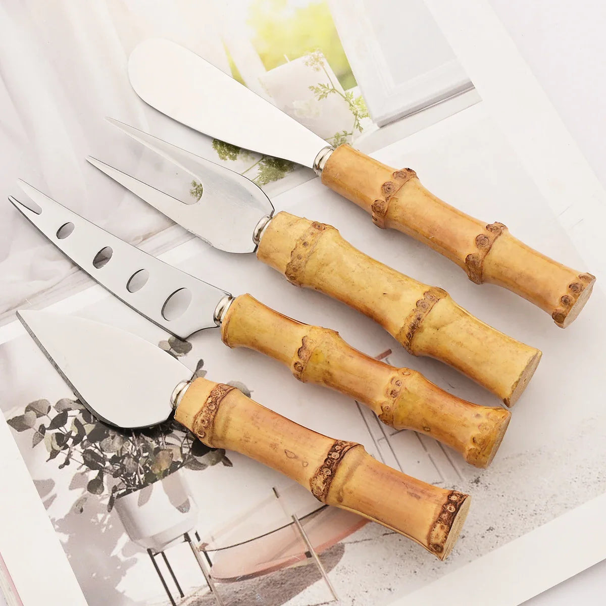 Conjunto de Talheres Sobremesa BambooFusion