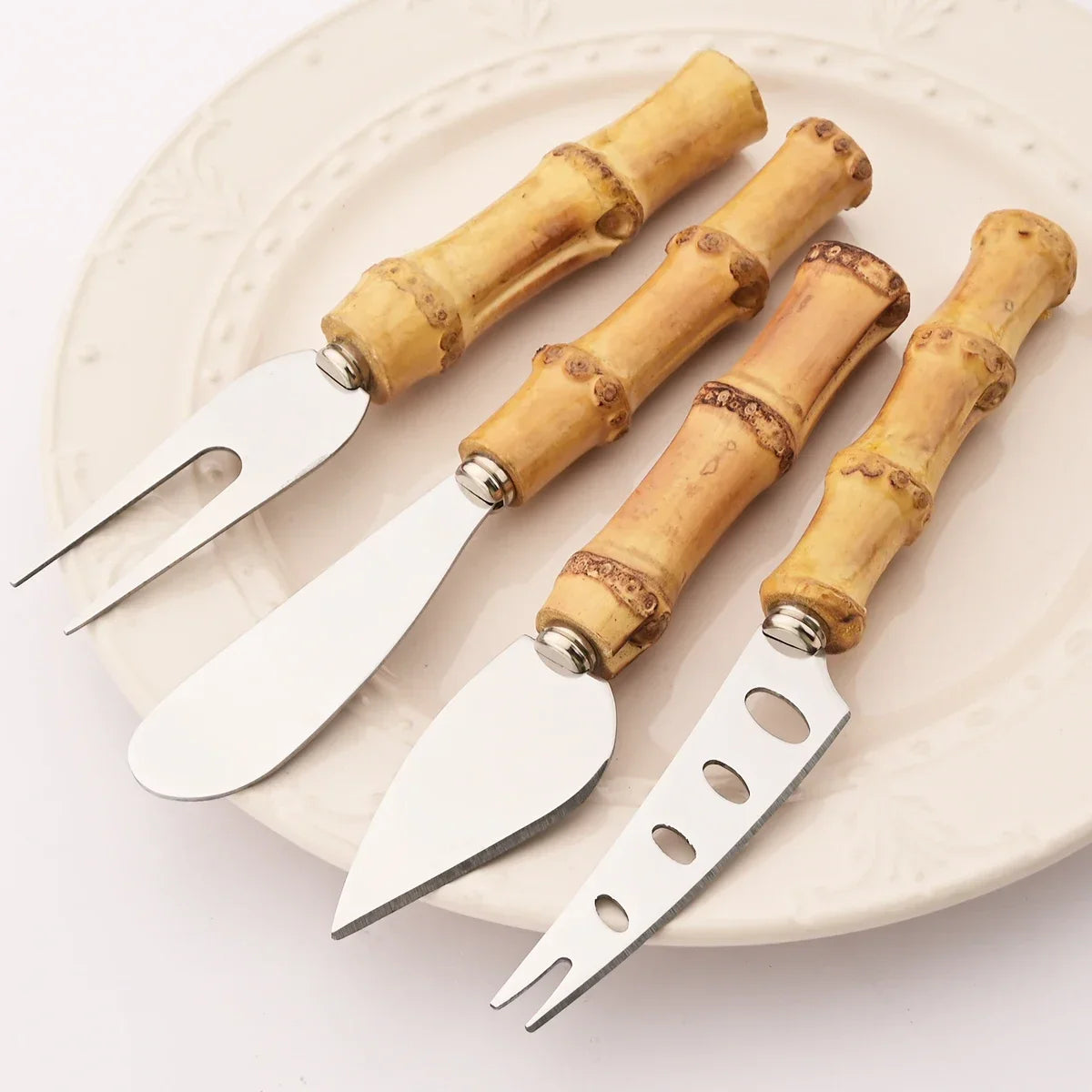 Conjunto de Talheres Sobremesa BambooFusion