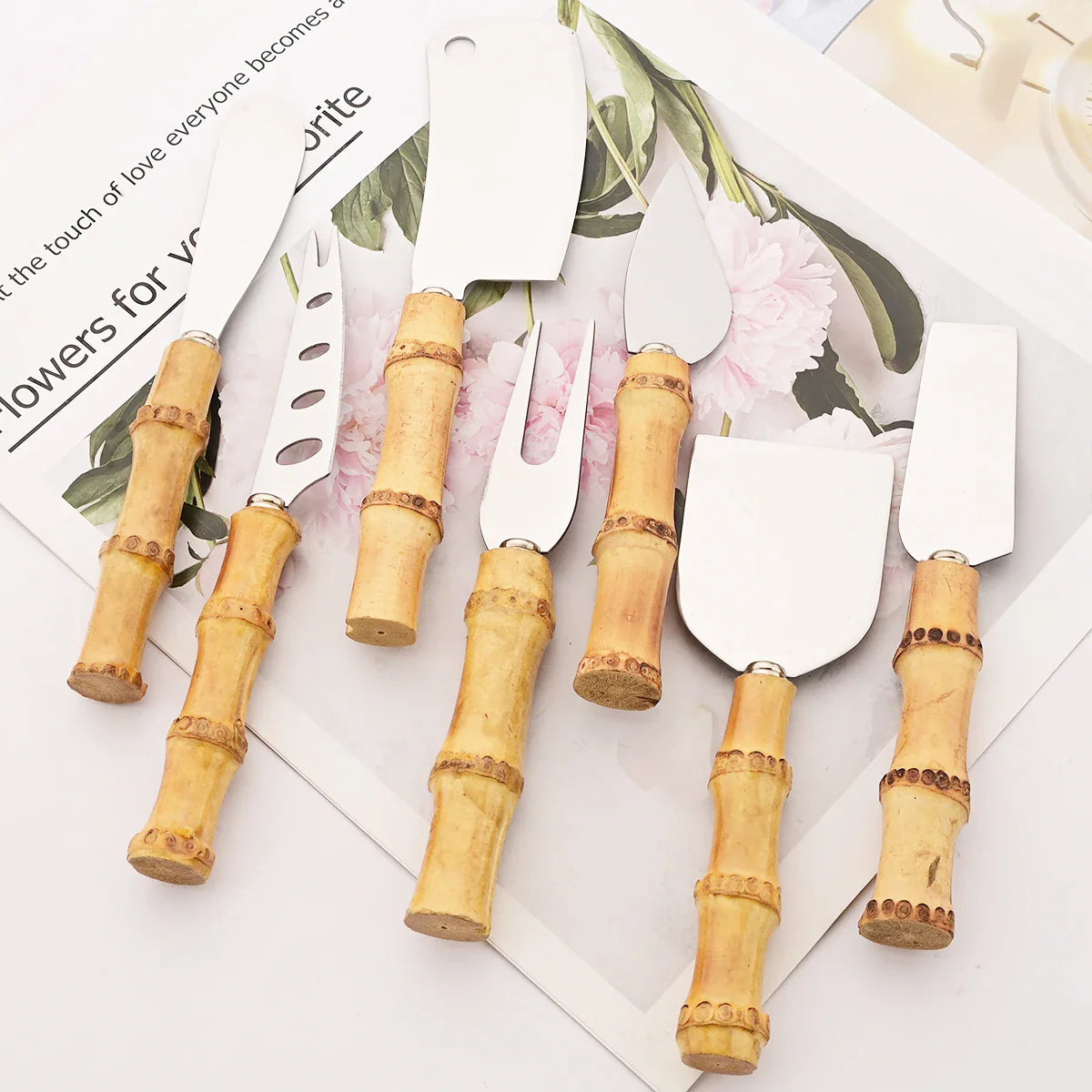 Conjunto de Talheres Sobremesa BambooFusion