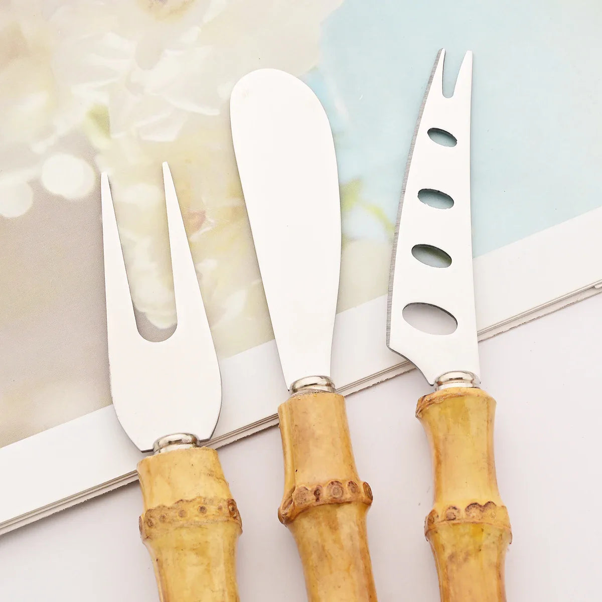 Conjunto de Talheres Sobremesa BambooFusion