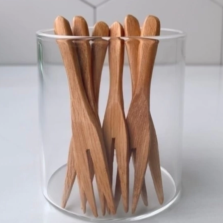 Kit Garfinhos em Bambu