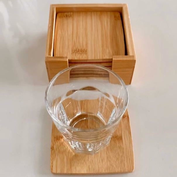 Porta copos de Bambu