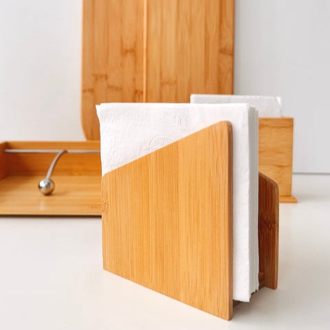 Porta Guardanapo de Bambu