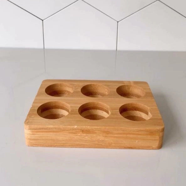 Porta ovos bambu